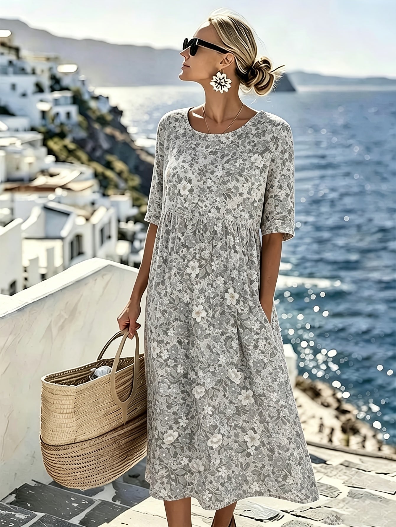 Azzurra | Comfortabele en Ademend Jurk