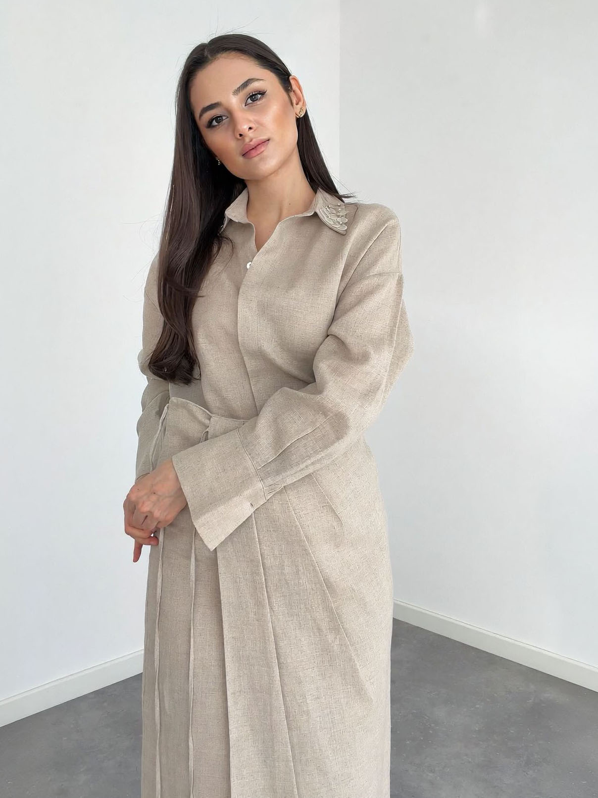 Casual Knoopshirt Twee-delige Set