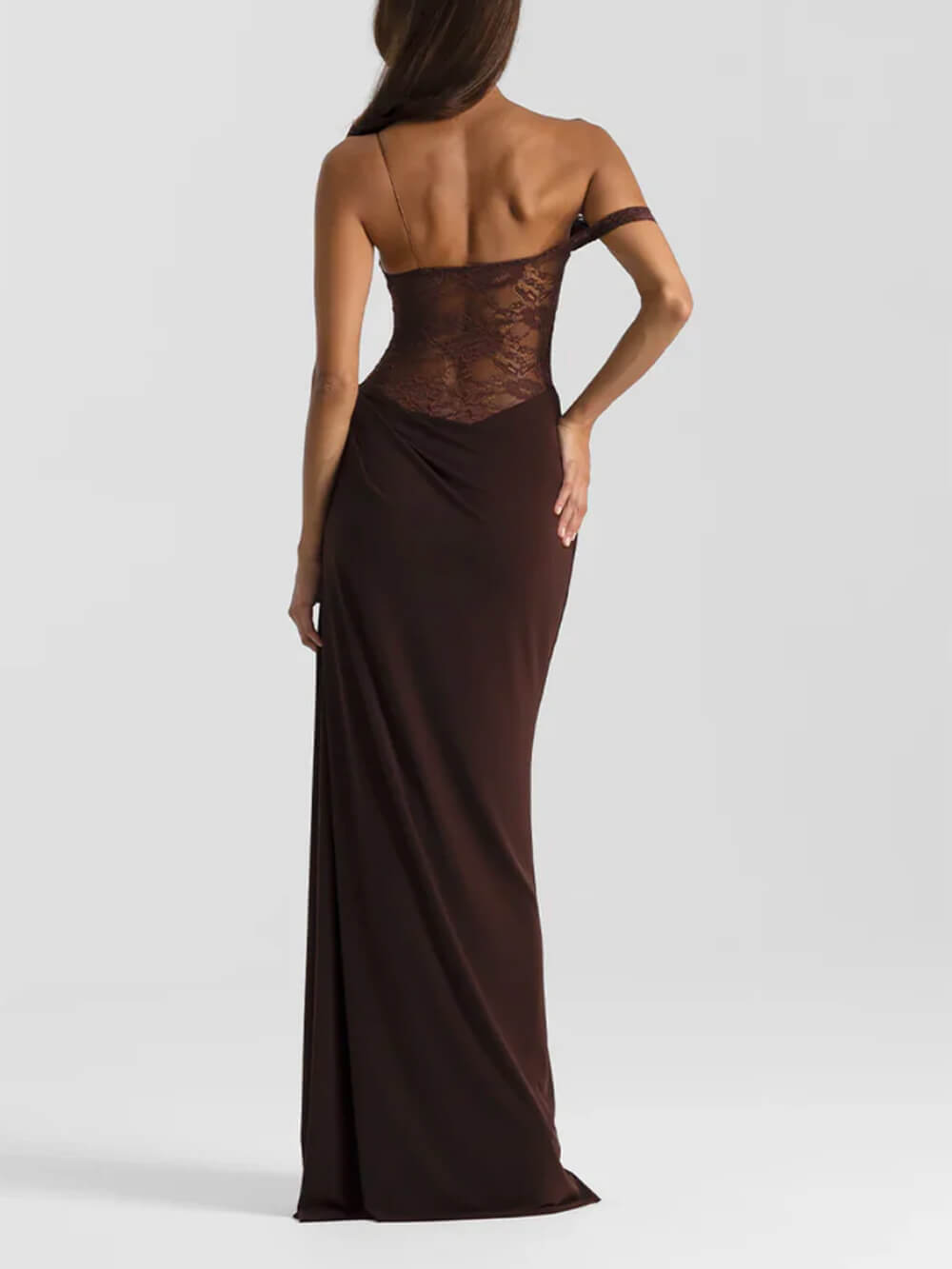Sexy en Delicate Off-the-Shoulder Kanten Maxi Jurk