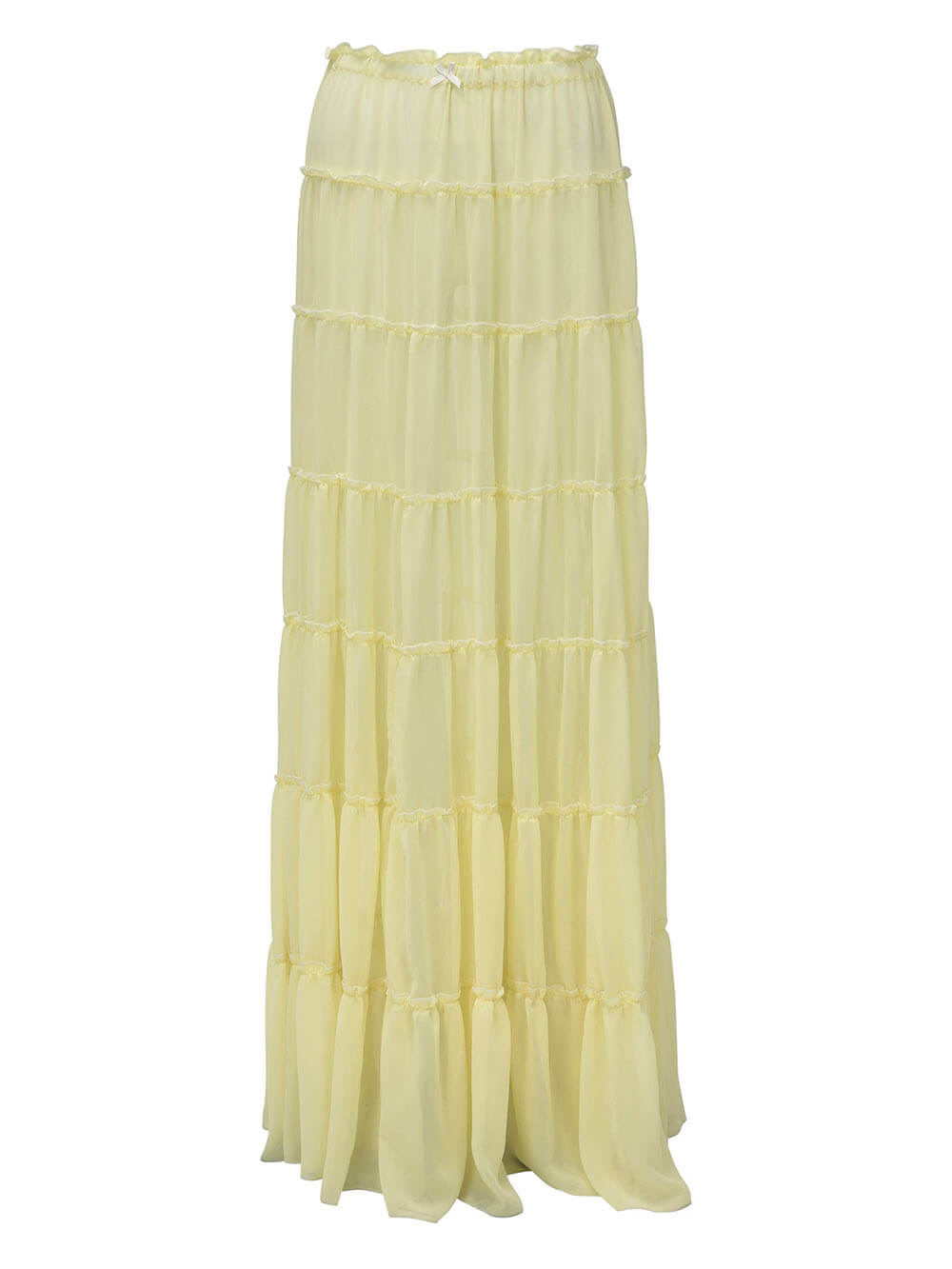 Mode Off Shoulder Lange Bel Mouw Crop Top en Elastische Taille Gelaagde Cover-up Maxi Rok Set