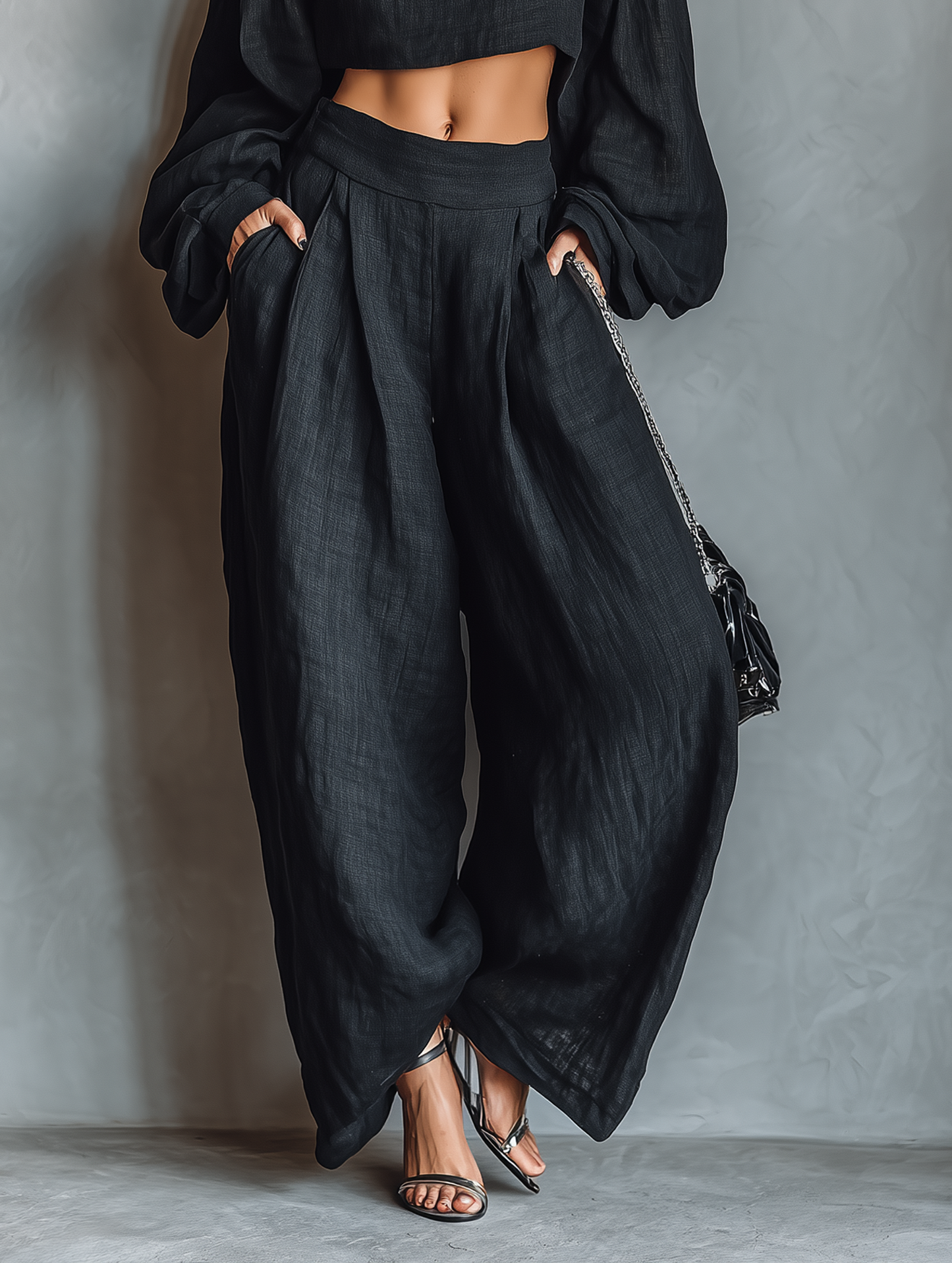 Lexie | Elegante Linnen Blouse en Broek Set