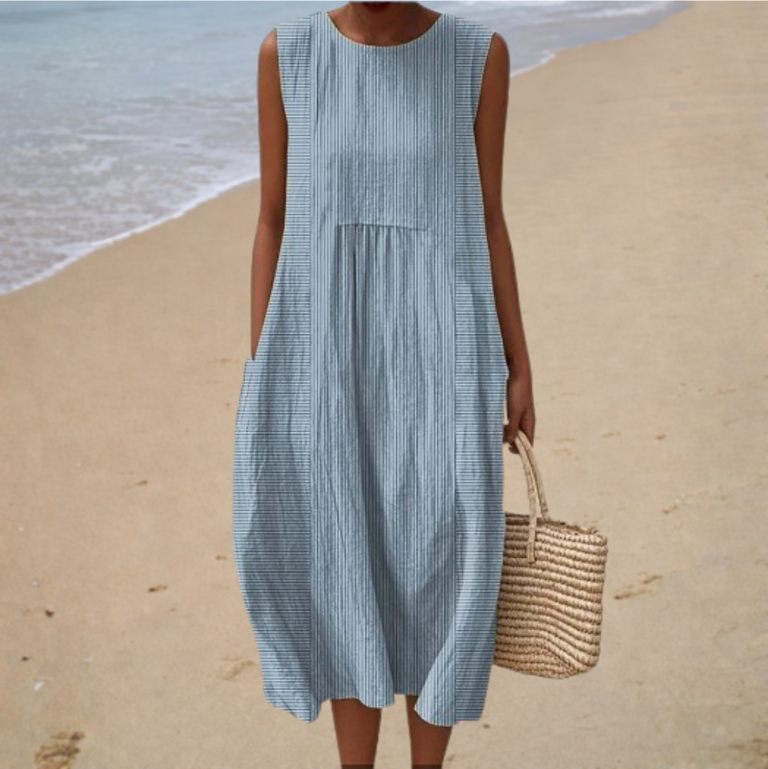 Ilaria | Gestreepte Strandjurk