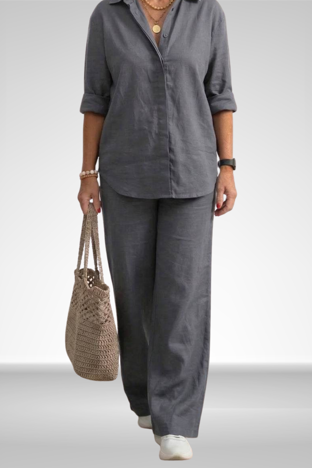 Isadora | Linnen Shirt & Broek Set