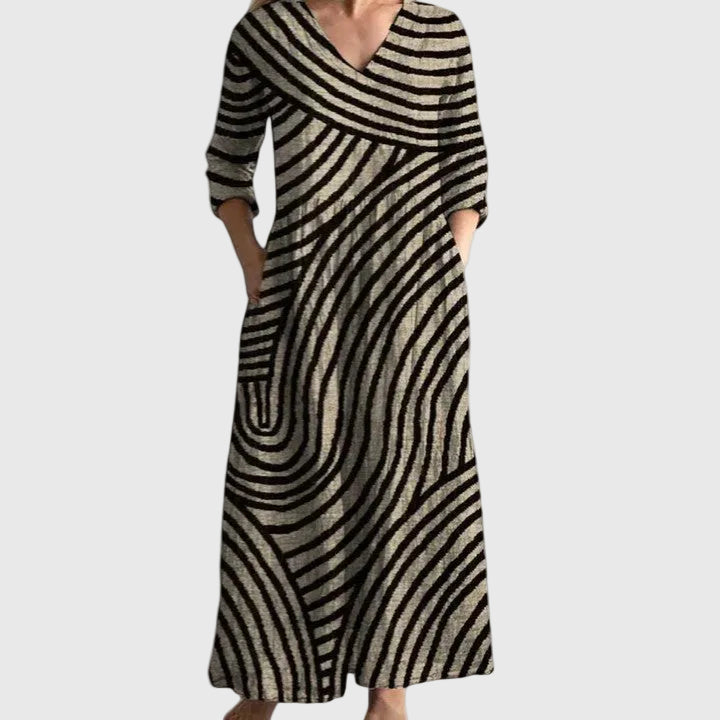Jerica™ - Elegante Vloeiende Midi-jurk