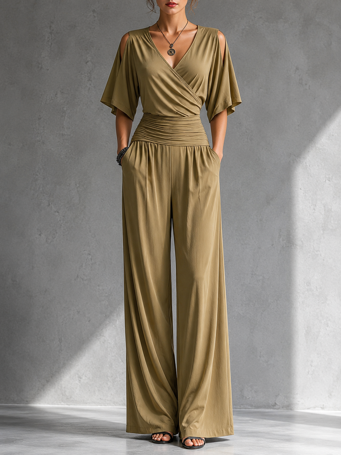 Chiara - Elegante jumpsuit met open schouders