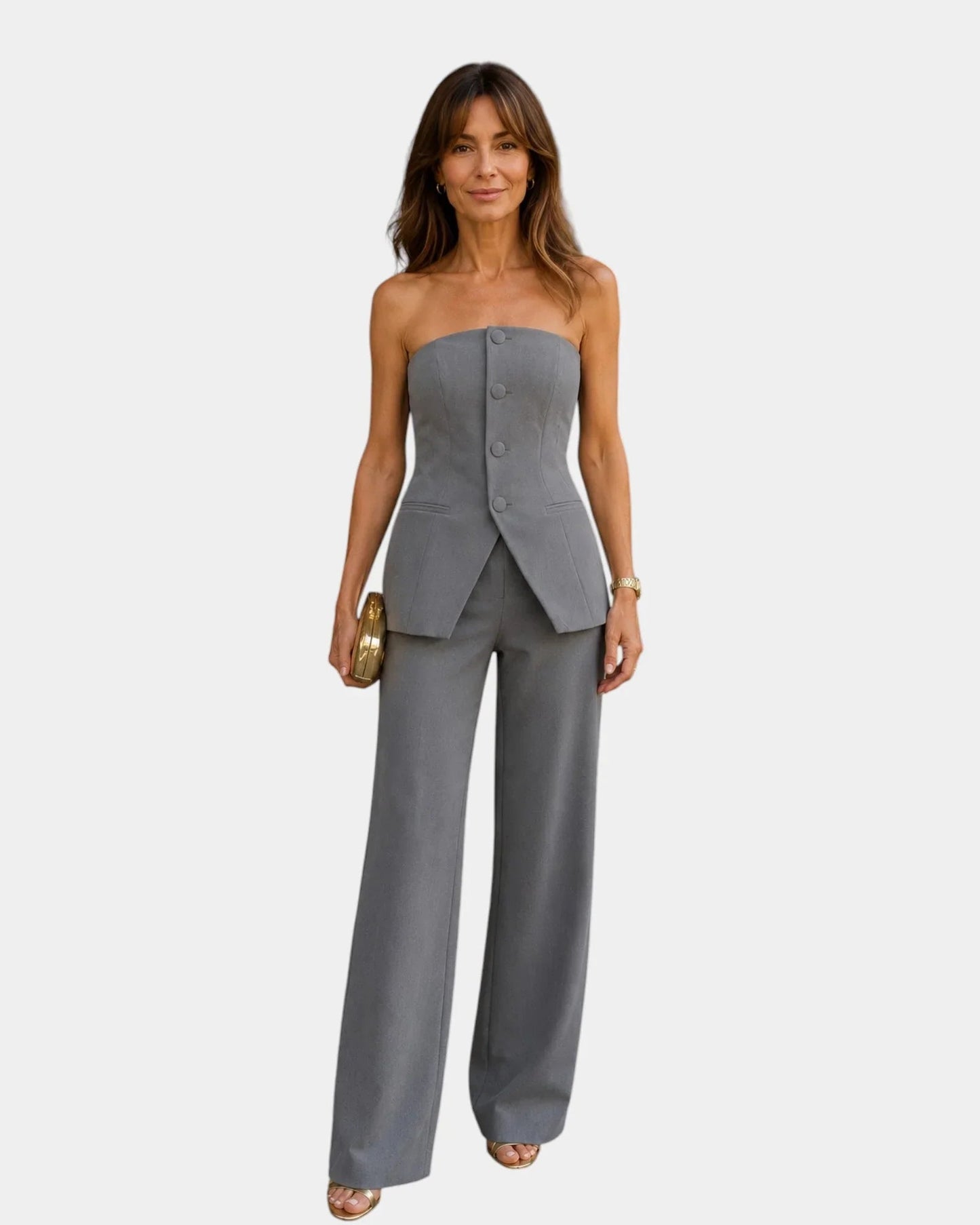 Eda | Set met top en wijde broek
