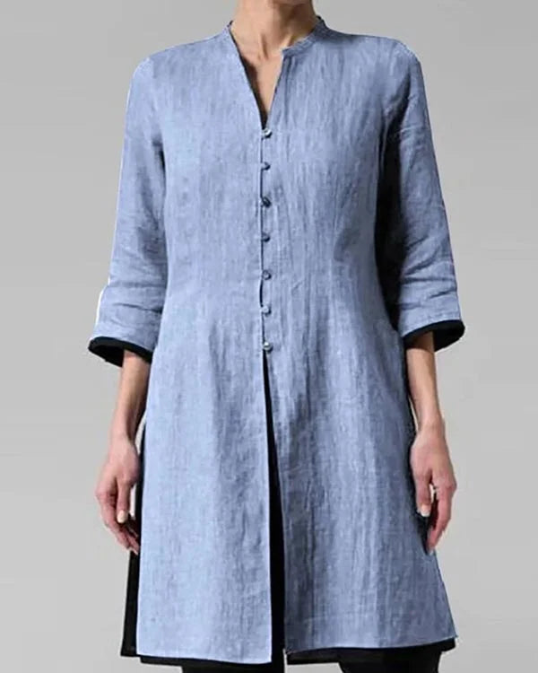 Cori Comfort Chic - Afslankend Linnen Vest