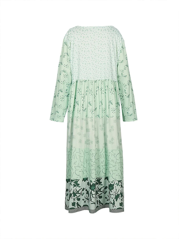Elegante Plus Size Zomerjurk met Bloemenprint