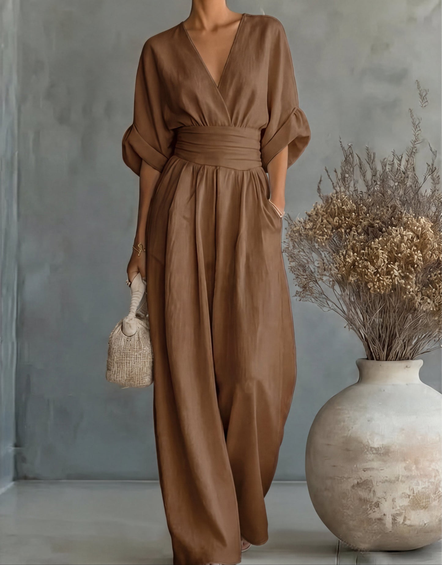 Daniela™ | Elegante jumpsuit met wijde pijpen