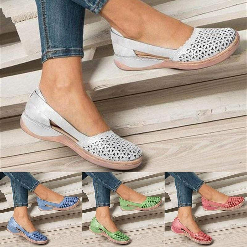 Marley | Opengewerkte mocassin met extra ruimte