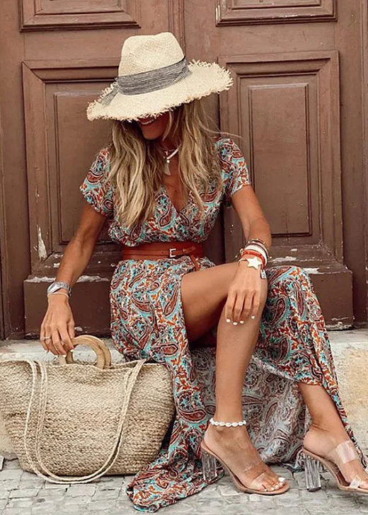 Celeste™ – Luchtige & Stijlvolle Boho-Maxijurk