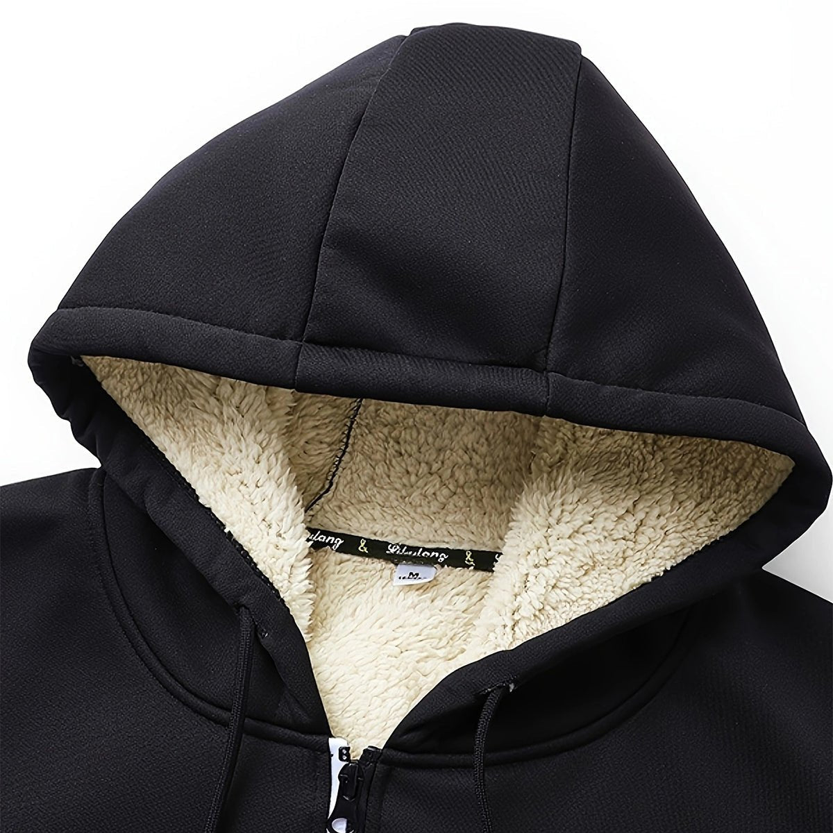 Jamshid - Hoodie met lange mouwen en ritssluiting