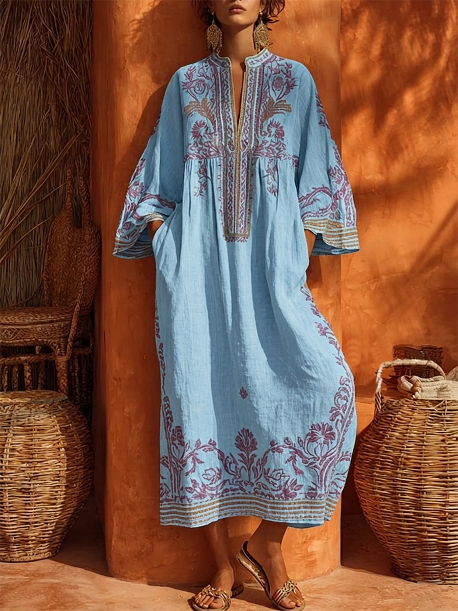 Celestina - Boho jurk met mediterraan charme