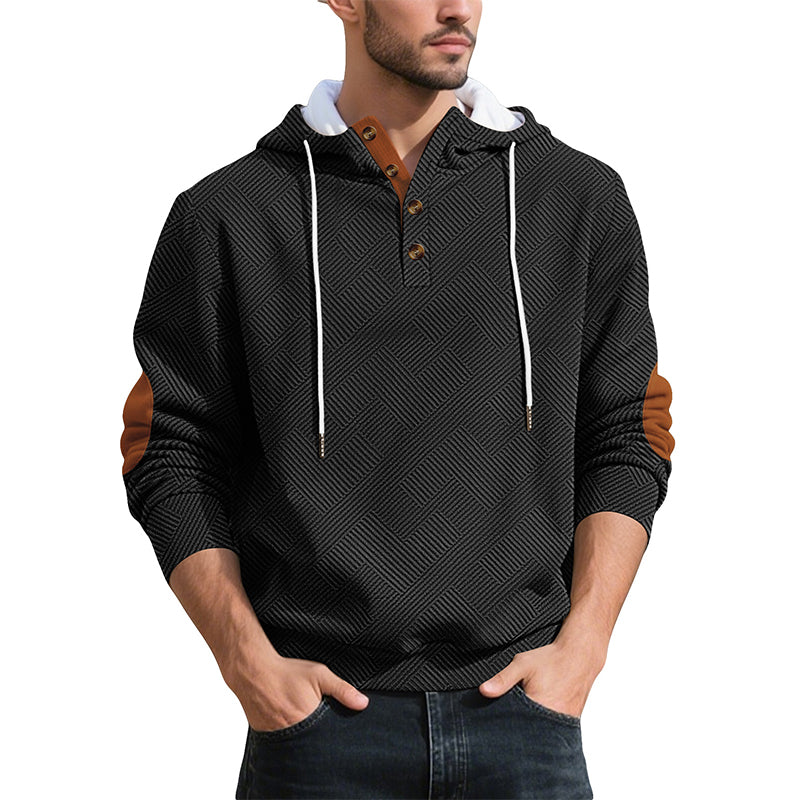 ✨Jacquard-hoodie voor heren voor in de vrije tijd