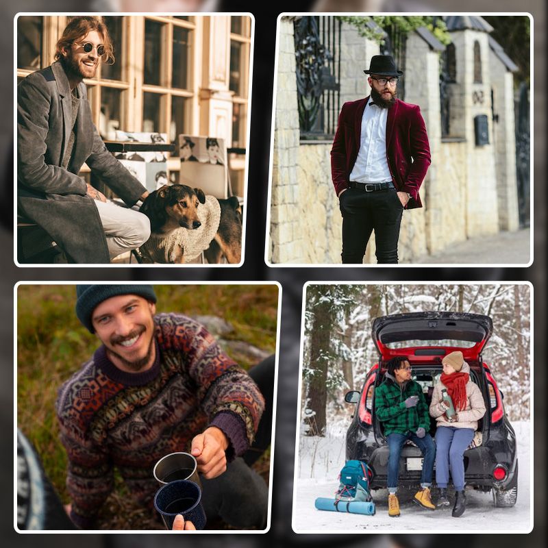 🧥 Warmte dankzij de pluche voering, verfijnde look in leerlook | Herenjas met ritssluiting