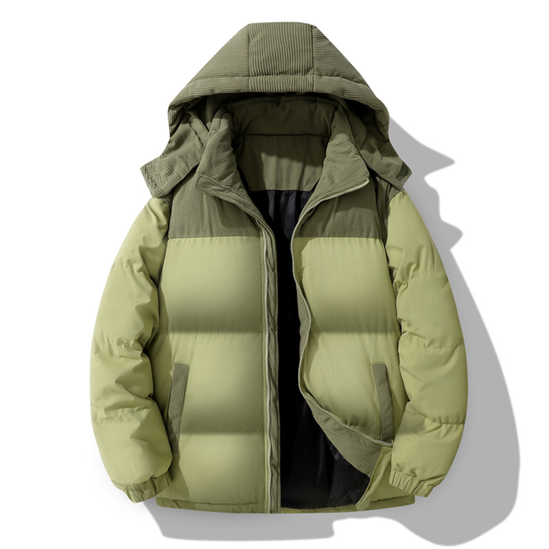 ✨Winterjack met capuchon voor heren in color-block-design