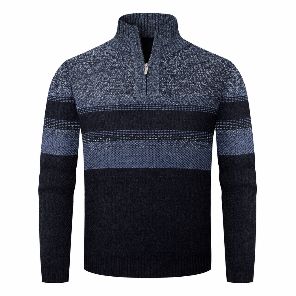 Wintervest met capuchon voor heren – geruit, met fleecevoering en lange mouwen