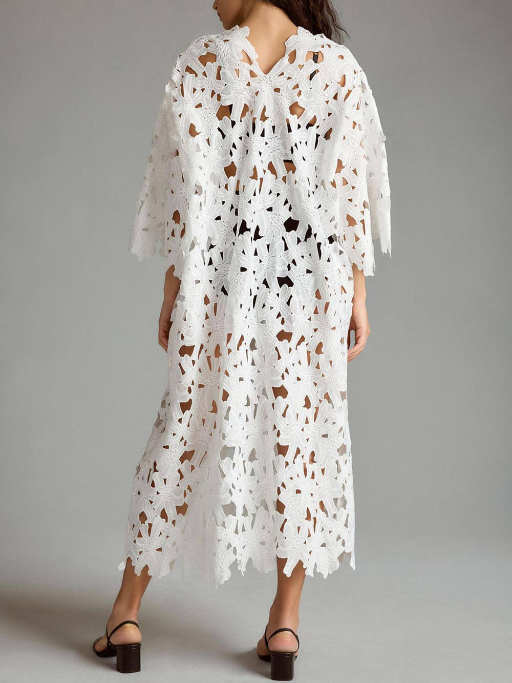 Kant Cover-Up Strand Midi Jurk