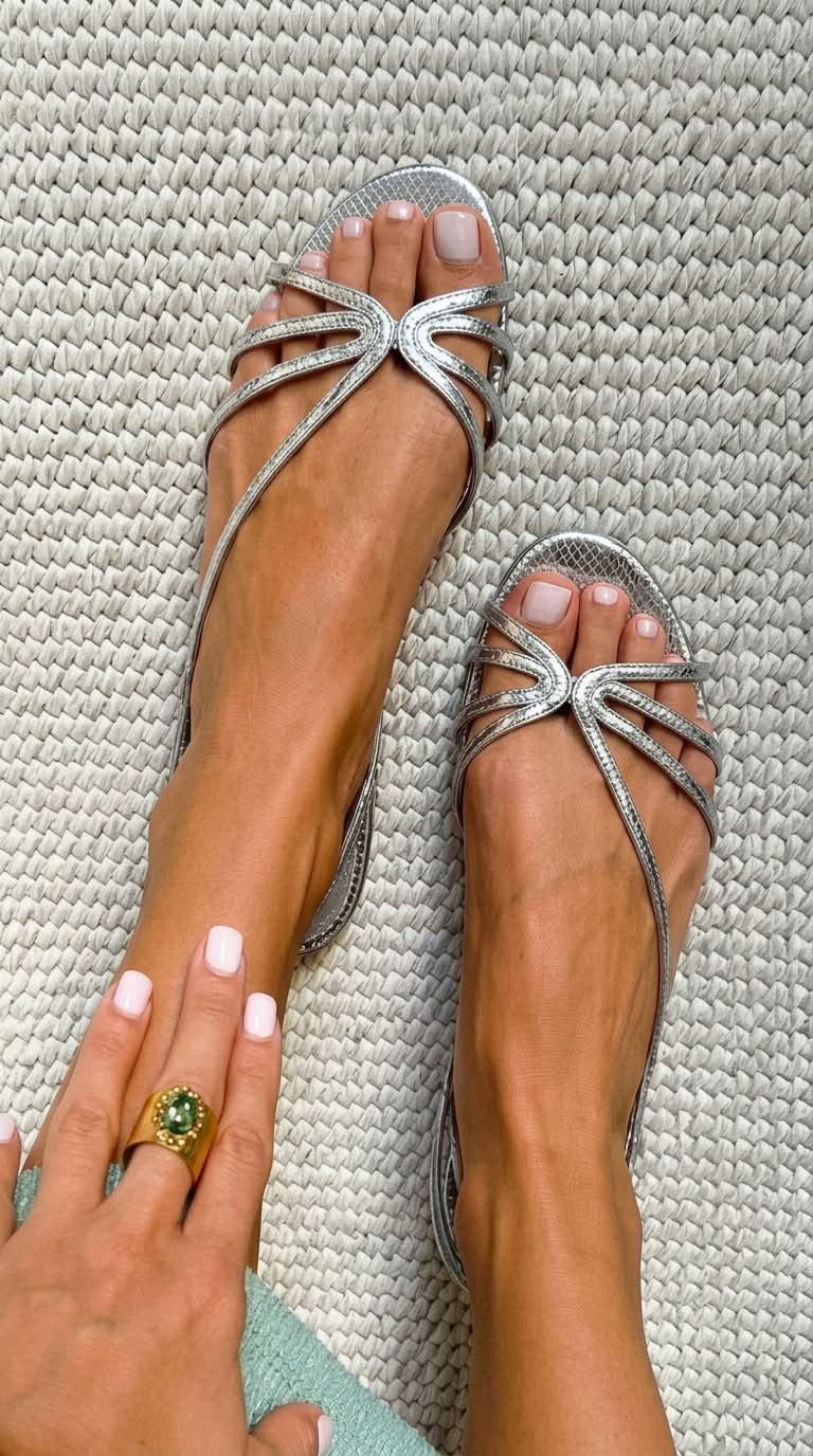 Ginevra Gouden Sandalen Zomer Elegantie