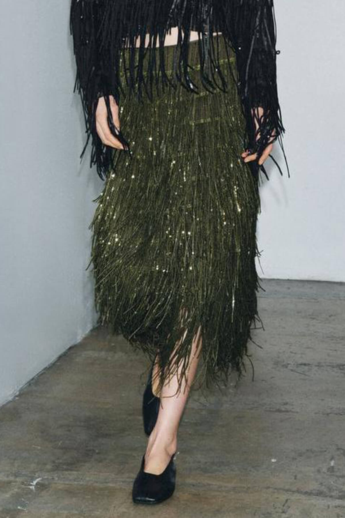 Exquise Veerafwerking Lange Mouw Knop Blouse