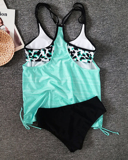 Comfortabele tankini met strikband