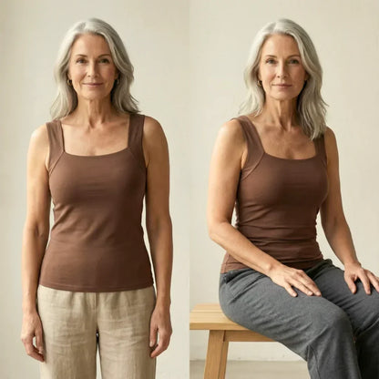 DELACROIX | Martine-tanktop met ingebouwde beha