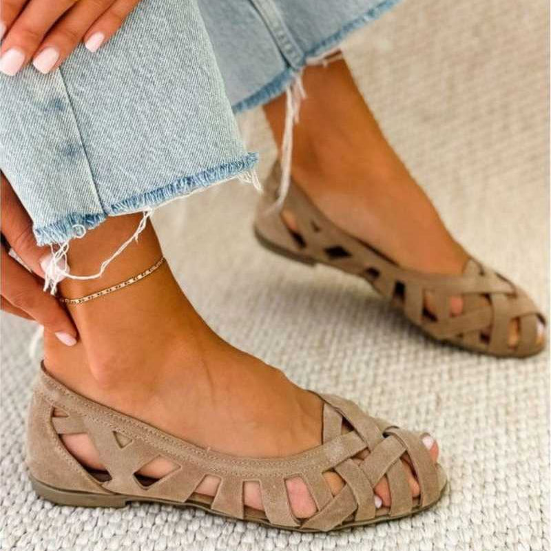Caterina Gekleurde Gevlochten Sandalen Comfort