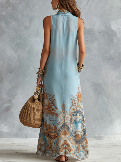 Donatella™ | Maxi-overhemd met barokprint