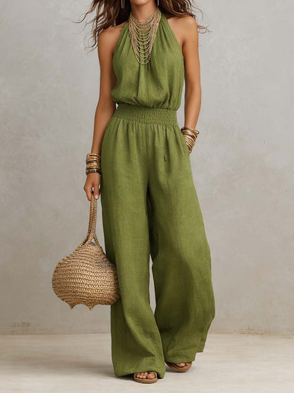 Valeria | Elegante jumpsuit met halternek