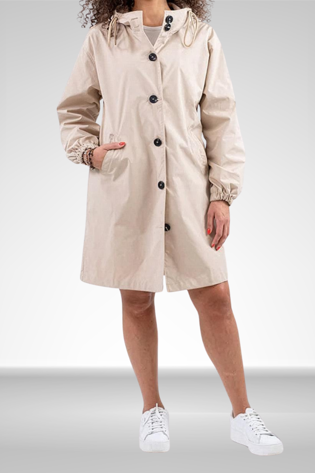 Delilah | Gevoerde Windbreaker Regenjas