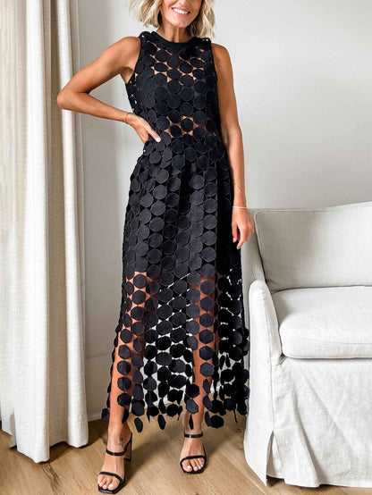 Casual Geborduurde Elastische Taille Tassel Lange Rok