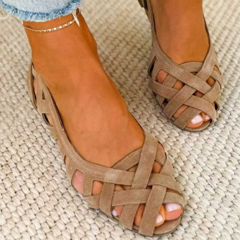 Caterina Gekleurde Gevlochten Sandalen Comfort