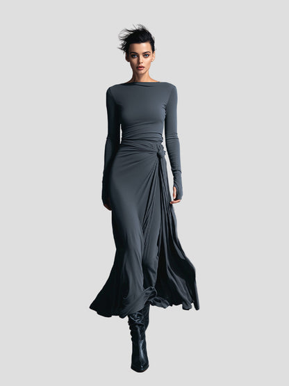 Merly™ - Elegante jurk met figuurvormende werking