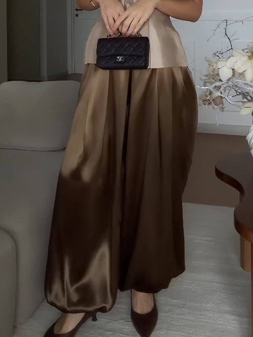 Exquise Turtleneck Sjaal Top