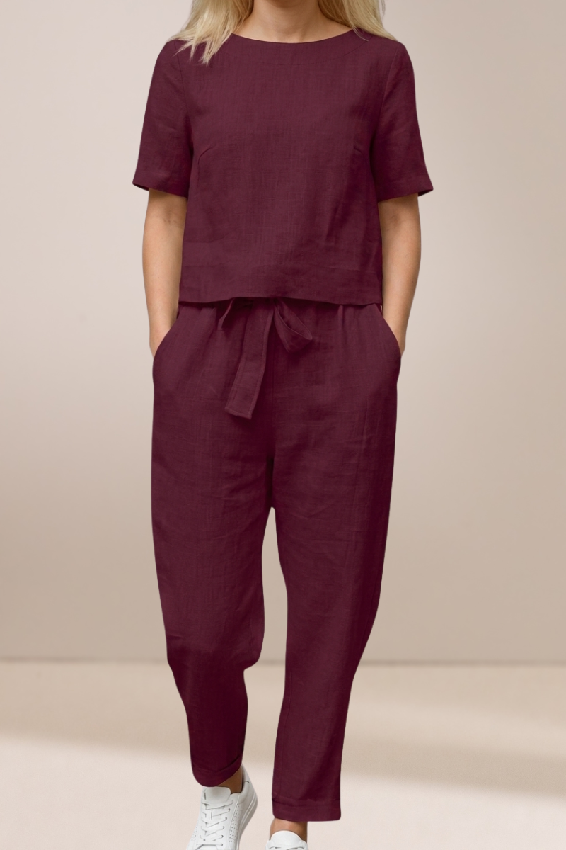 Violette | Linnen Twee-Delig Set