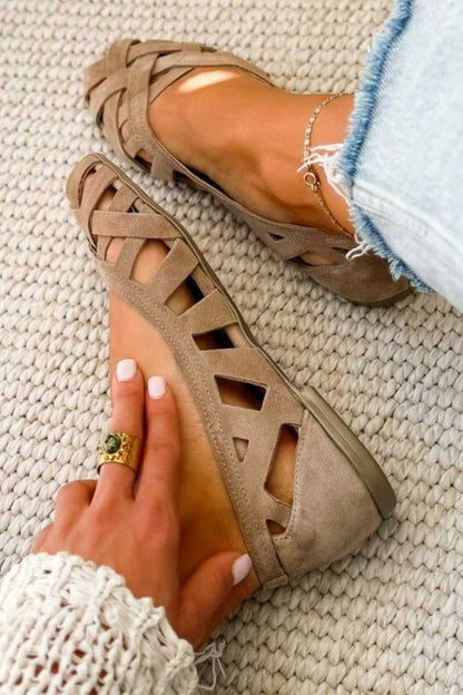 Caterina Gekleurde Gevlochten Sandalen Comfort