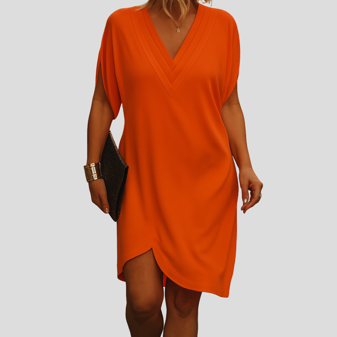 Ophelia™ – Elegante Wikkeljurk met V-hals