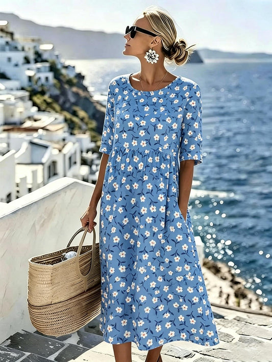 Azzurra | Comfortabele en Ademend Jurk