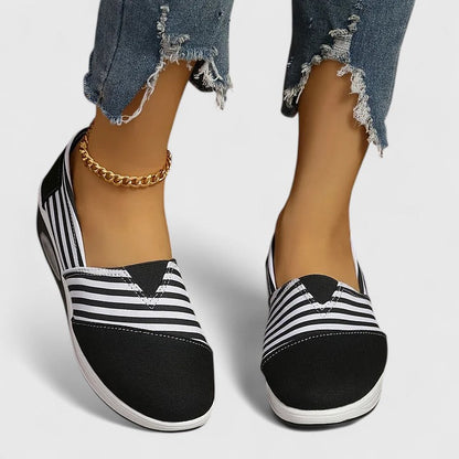 Onora - Slip-on schoenen met strepen