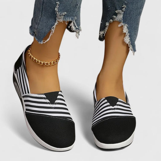 Onora - Slip-on schoenen met strepen