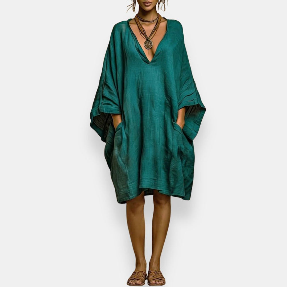 Diaraye - Oversized jurk met lage taille