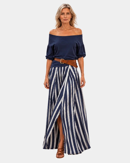 Étiennette | Set blouse en rok in mediterraan stijl