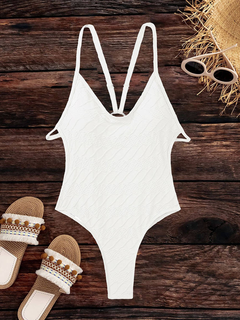 Backless Eéngedeelte Badpak