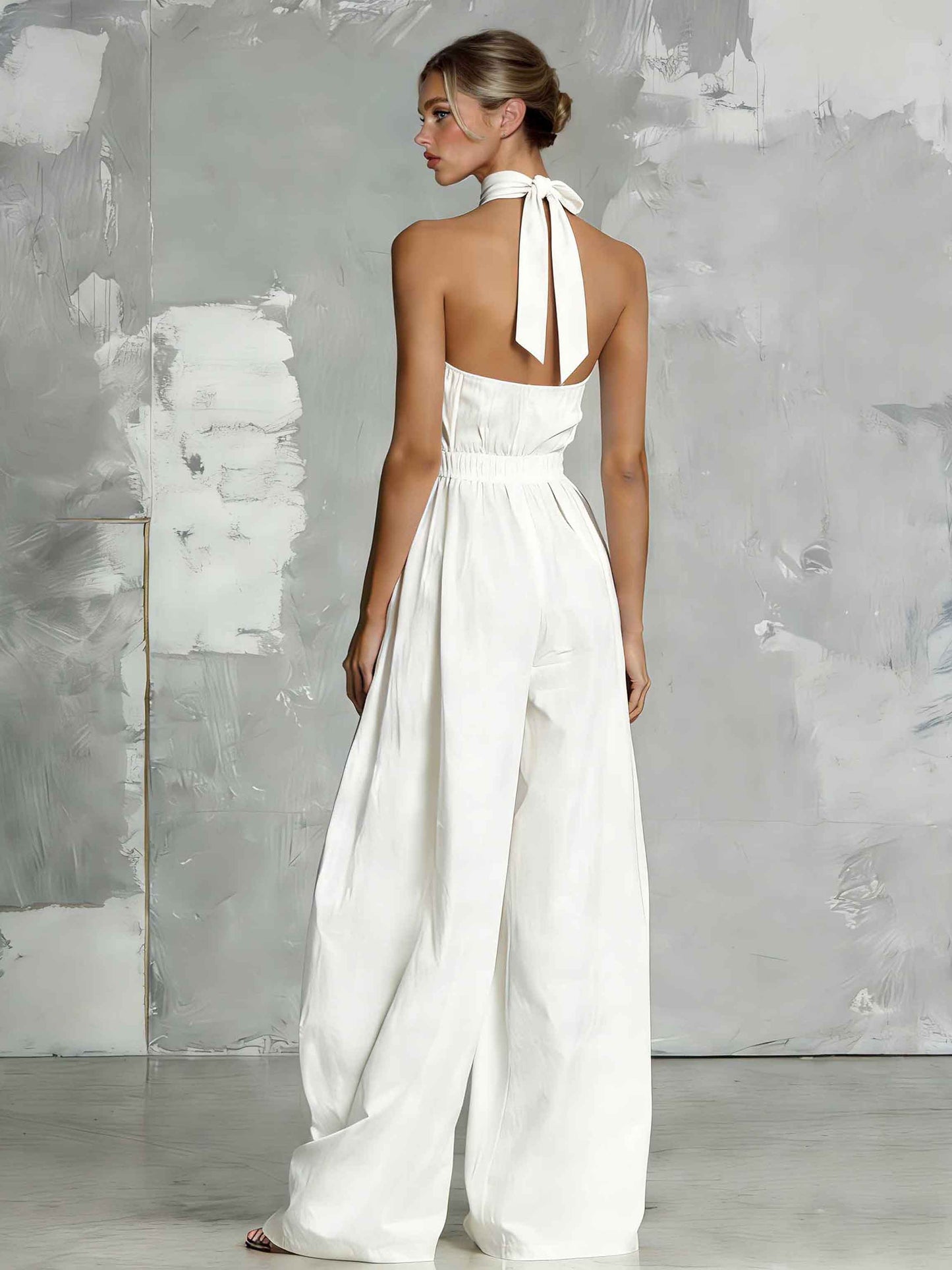 Bohemian Stijl Rugloze Jumpsuit