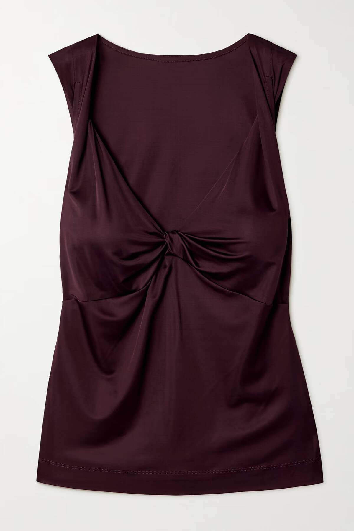 Elegante Satijnen Plissé Tanktop en Plissé Gedrukte Twill Rok Set