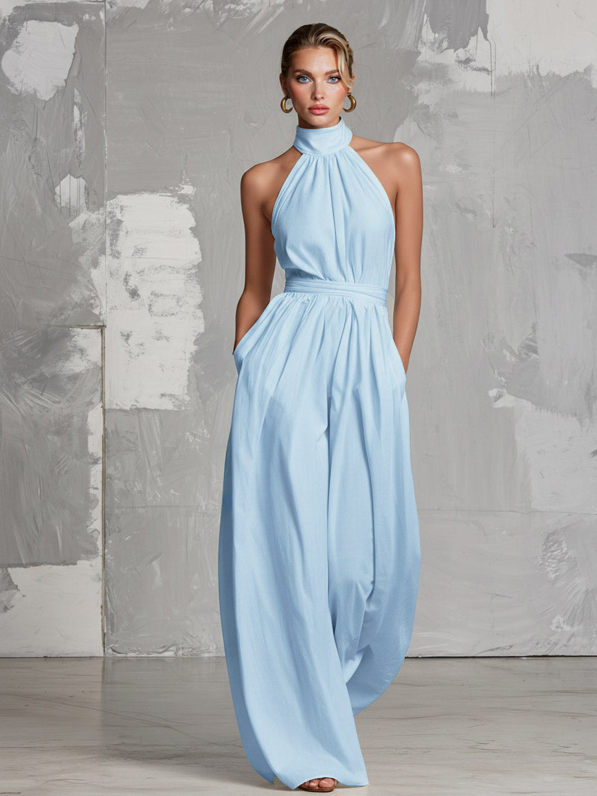 Bohemian Stijl Rugloze Jumpsuit