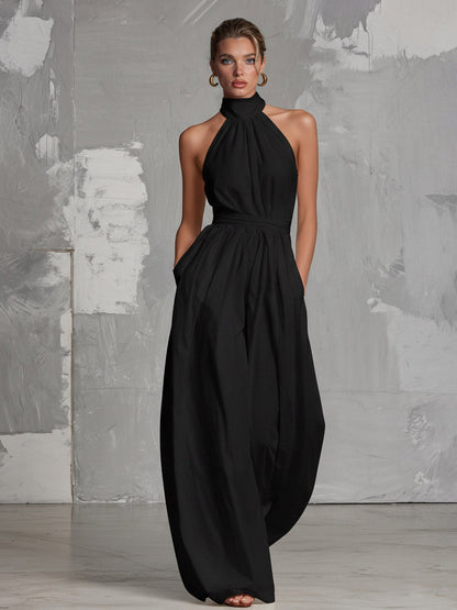 Bohemian Stijl Rugloze Jumpsuit
