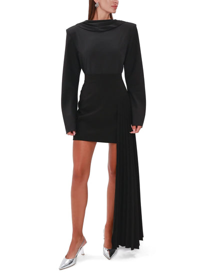 Elegante Rugloze Shirt Twee-delig Set