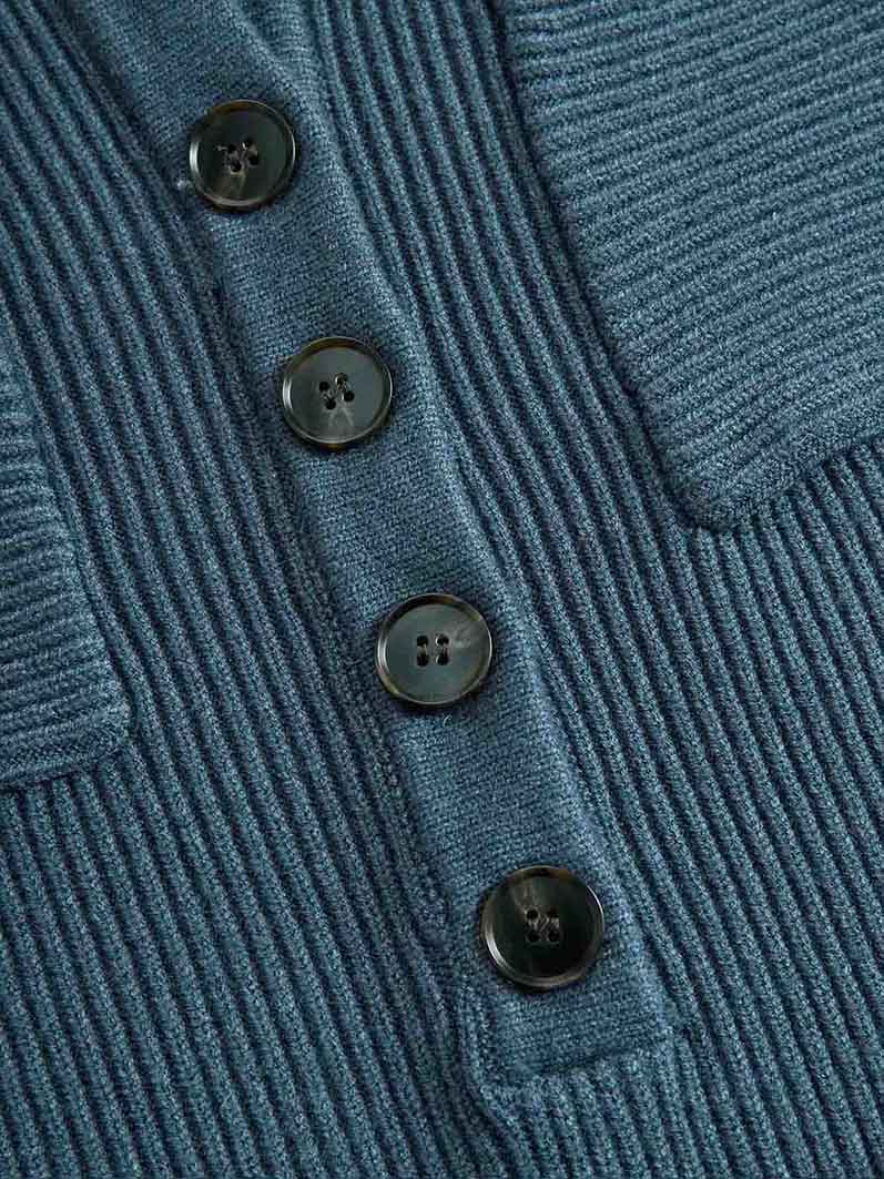 Casual Gebreid Maxi Jurk met Capuchon