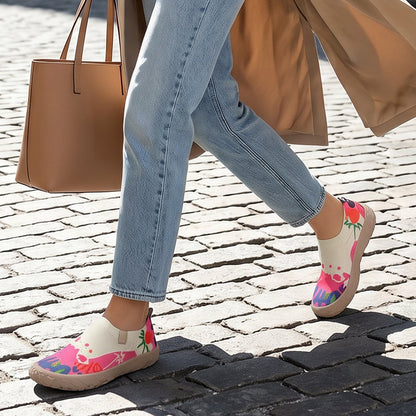 Zara | Slip-on met kunstzinnige print & soepele zool